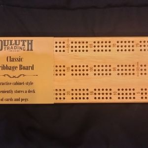 Duluth Trading Deluxe Cribbage Board